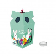 Φαναράκι Χάρτινο με Ρεσώ Σχέδιο Λαγουδάκια 2