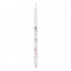 Λαμπάδα Πασχαλινή με Λουλούδια & Κλαδιά 2