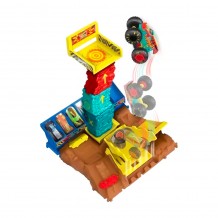 Σετ Παιχνιδιού Hot Wheels Monster Trucks Arena Smashers Car Jump Challenge Mattel HNB92