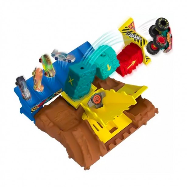 Σετ Παιχνιδιού Hot Wheels Monster Trucks Arena...