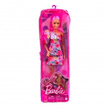 Κούκλα Barbie Fashionistas 189 με Ροζ Μαλλιά και Προσθετικό Πόδι Mattel HBV21