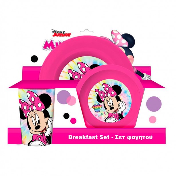 Σετ 3τμχ Σκεύη Φαγητού Minnie Mouse Διακάκης 563782