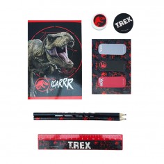 Σετ 10τμχ Κασετίνα με Γραφική Ύλη T.Rex Jurassic World Διακάκης 570929 2