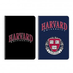 Τετράδιο Β5 Σπιράλ 2 Θεμάτων 60 Φύλλων Harvard University 25x17cm