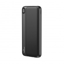 Power Bank με 2 Καλώδια Εξόδου & Οθόνη Powertech PT-1063 10000mAh