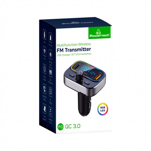 FM Transmitter Αυτοκινήτου USB/Bluetooth με...