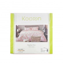 Σετ 3τμχ Σεντόνια με Μαξιλαροθήκη Papillon Pink Kocoon 100x200+30cm