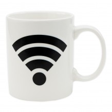 Κούπα Αλλαγής Χρώματος Σχέδιο WiFi 370ml