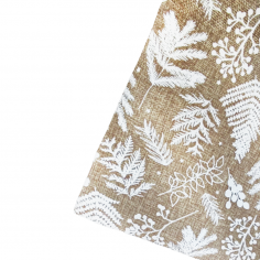 Τραβέρσα Χριστουγεννιάτικη Jute Μπεζ 28x270cm 2