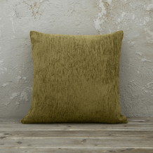 Μαξιλαροθήκη Διακοσμητική Μονόχρωμη Velvety Greenery Nima 45x45cm