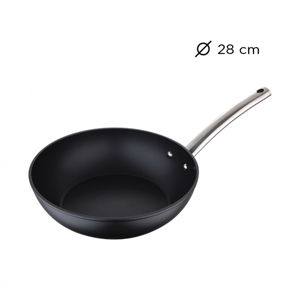 Τηγάνι Wok Αντικολλητικό Foodies Collection MasterPro BGMP-3558 28cm