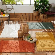 Χαλάκι Εσωτερικού Χώρου Μουσταρδί Jacquard Cilaos 60x90cm 2
