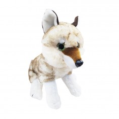 Λούτρινος Λύκος Μπεζ Amek Toys 23cm 2