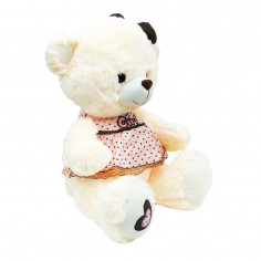 Λούτρινο Αρκουδάκι Girl με Ροζ Ρούχα Amek Toys 40cm 2