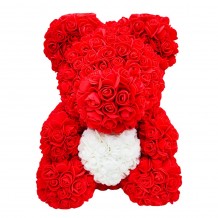 Αρκουδάκι Rose Bear Κόκκινο SDS-17951 40cm