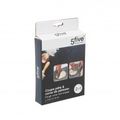 Κόπτης Ζύμης - Χούφτα Ζαχαροπλαστικής 2 σε 1 5Five 2