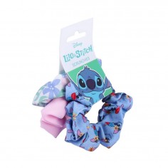 Σετ 3τμχ Λαστιχάκια Μαλλιών Υφασμάτινα Lilo & Stitch Disney Cerda 1661