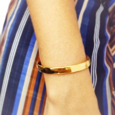 Βραχιόλι Χειροπέδα Σφυρήλατη Χρυσαφί 2