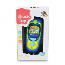 Μουσικό Παιχνίδι Κινητό Τηλέφωνο Μπλε Moni Toys K999-72B