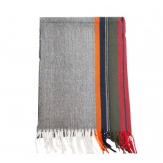 Εσάρπα Καρό Πολύχρωμη Γκρι Stamion 114529 2