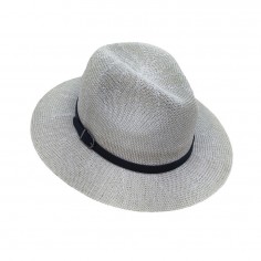 Καπέλο Τύπου Παναμά Γκρι Ανοιχτό με Ζωνάκι Stamion 6310 2