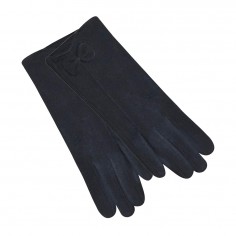 Γάντια με Φιογκάκι Μαύρα Stamion 111936 2