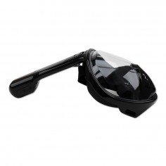 Μάσκα Θαλάσσης Full Face Μαύρη L/XL 2