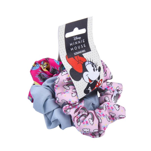 Σετ 3τμχ Λαστιχάκια Μαλλιών Υφασμάτινα Minnie Mouse Disney Cerda 1650