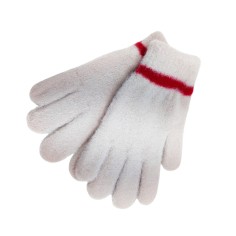 Γάντια Μαλακά με Ρίγα Εκρού 2