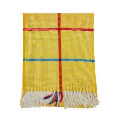 Κασκόλ Καρό Κίτρινο WJ-19213 2