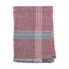 Κασκόλ Πλεκτό Καρό Σάπιο Μήλο W-18095 2