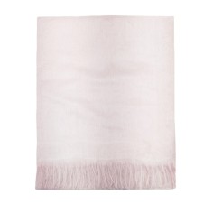 Κασκόλ Βελούδινο Μονόχρωμο με Κρόσσια Ροζ 2