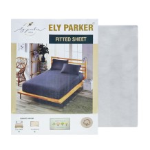 Σετ 3τμχ Σεντόνι με Μαξιλαροθήκες Λευκό Ely Parker 140x200+30cm