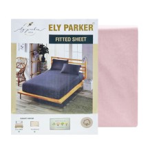 Σετ 3τμχ Σεντόνι με Μαξιλαροθήκες Ροζ Ely Parker 140x200+30cm