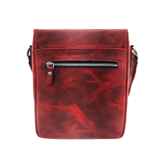 Τσάντα Ώμου Δερμάτινη με Μαγνητικό Κλείσιμο Μπορντό Modaincisi 2