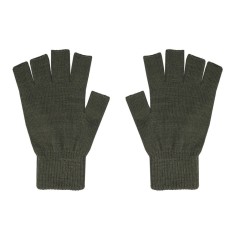 Γάντια με Μισά Δάχτυλα/Χούφτα Μονόχρωμα Χακί Stamion 111792 2