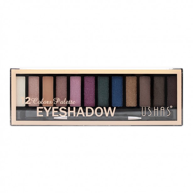 Παλέτα Σκιών Ματιών 12 Χρώματα Ushas Cosmetics