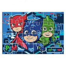 Παζλ Χρωματισμού 24τμχ 2 Όψεων PJ Masks Luna 484188