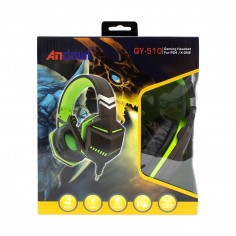 Ακουστικά Ενσύρματα Gaming Μαύρο-Πράσινο Andowl QY-510 2