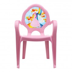 Καρεκλάκι Princess Ροζ 2