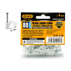 Ρόκα Στήριξης Καλωδίων Λευκά Liyset HTFY92169 4mm 2