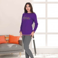 Πιτζάμα Γυναικεία Χειμερινή Believe in Yourself Berland 3301 2