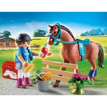 Gift Set Φροντίζοντας το Άλογο Country Playmobil 70294