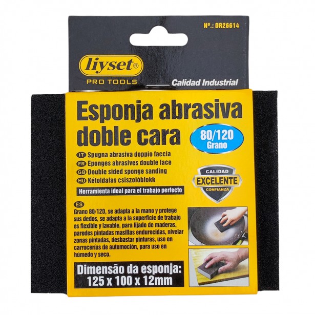 Σφουγγάρι Λείανσης Liyset DR26614 125x100x12mm 80/120G