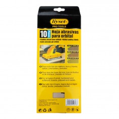 Σετ 10τμχ Γυαλόχαρτα Liyset DRFY26133 80G 2